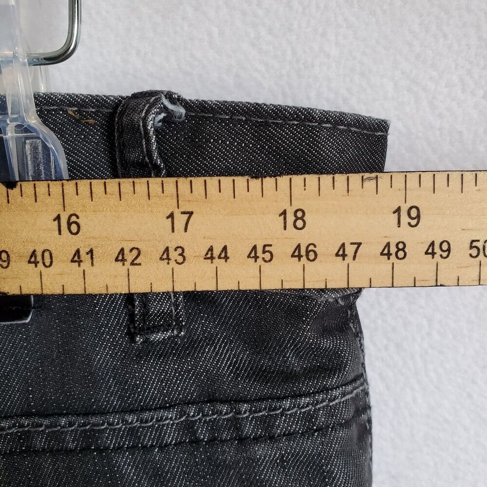 Blue Rag Jeans Mens Size 36 Charcoal Black Denim Distressed Streetwear Casual - Picture 3 of 16